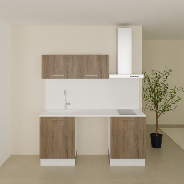 Pack cuisine 180cm emplacement électroménager série 1