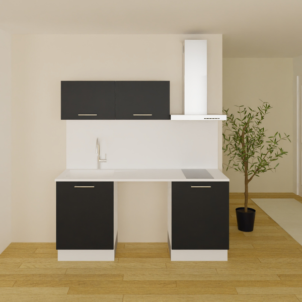 Pack cuisine 180cm emplacement électroménager série 2