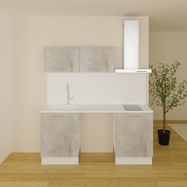 Pack cuisine 180cm emplacement électroménager série 2