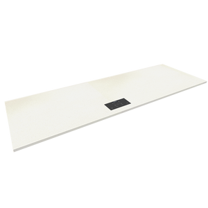 Plan de travail minéral + cuisson invisible 4 zones