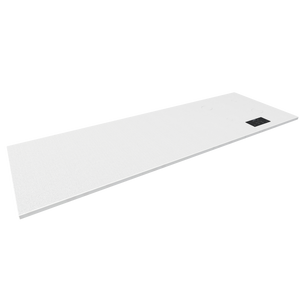 Plan de travail minéral + cuisson invisible 4 zones