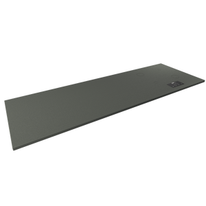 Plan de travail minéral + cuisson invisible 4 zones