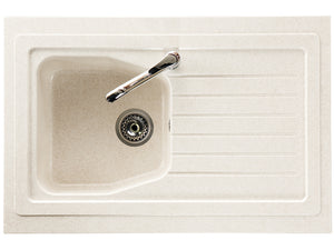 Évier à poser VENDÉE – 1 cuve – 90 x 60 cm – Minéral