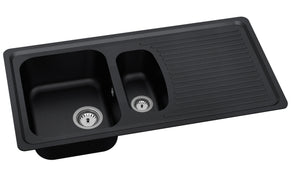 Évier à encastrer VÉNUS 1,5 cuve Noir