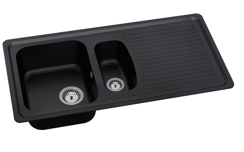 Évier à encastrer VÉNUS 1,5 cuve Noir
