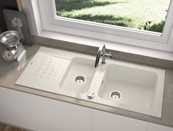 Évier à encastrer DUO 2 bacs