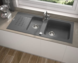 Évier à encastrer DUO 2 bacs