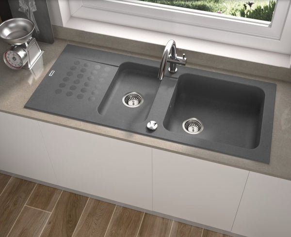 Évier à encastrer DUO 2 bacs