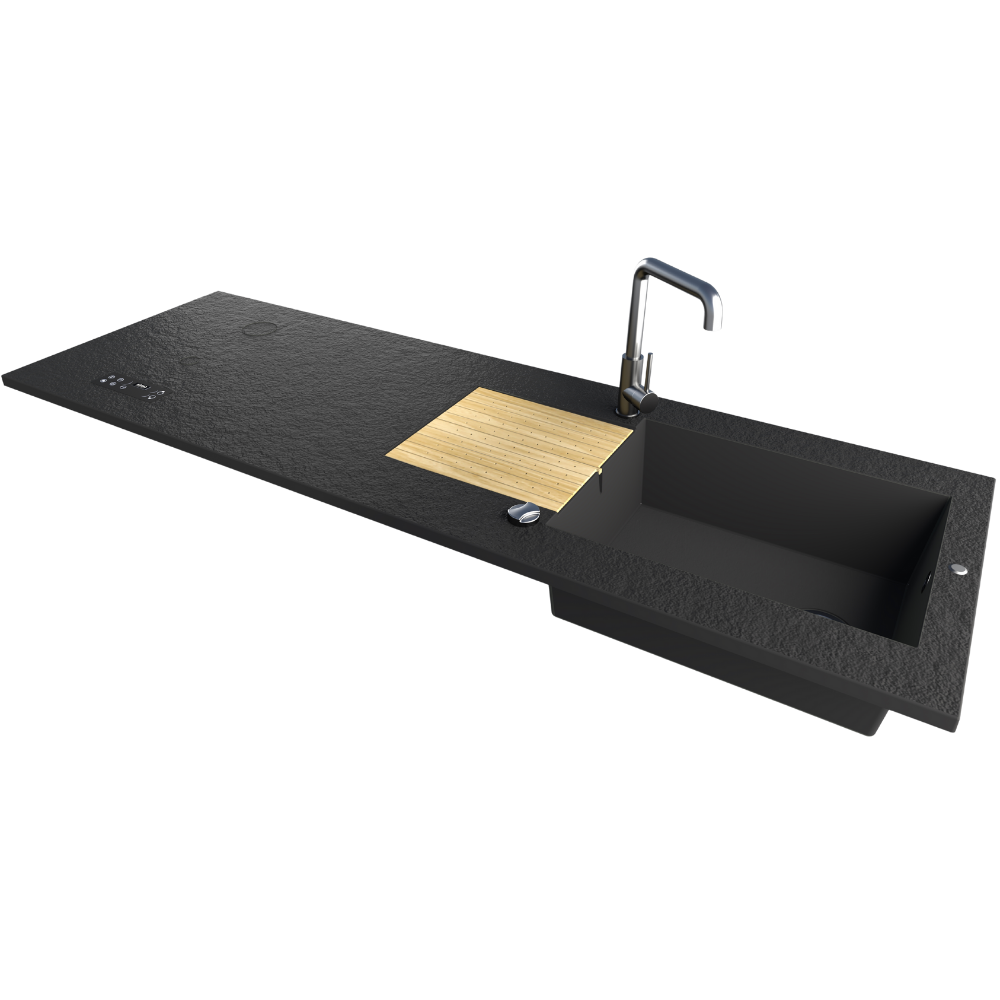 Eole XXL + cuisson invisible 2 zones