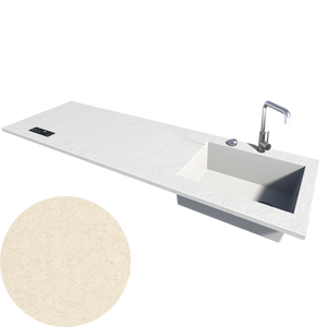 Évier XXL + cuisson invisible 2 zones