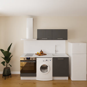 Pack cuisine 180cm emplacement four et zone électroménager série 1