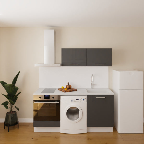 Pack cuisine 180cm emplacement four et zone électroménager série 1