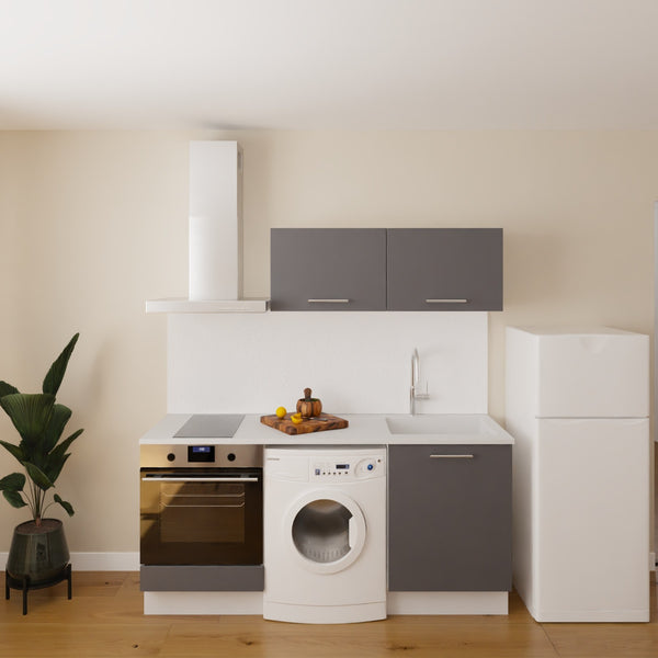 Pack cuisine 180cm emplacement four et zone électroménager série 1