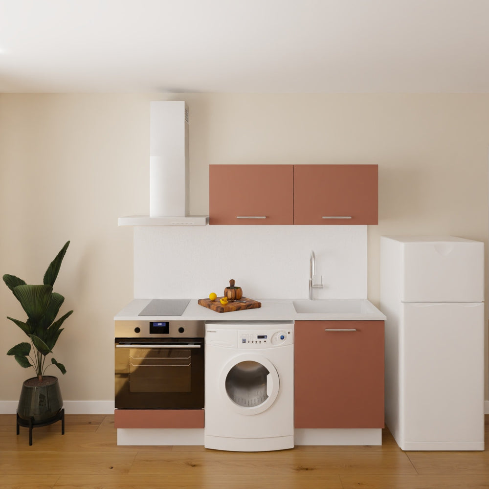Pack cuisine 180cm emplacement four et zone électroménager série 2