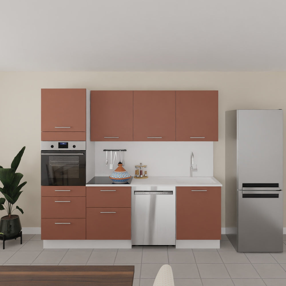 Pack cuisine 240cm colonne four série 2