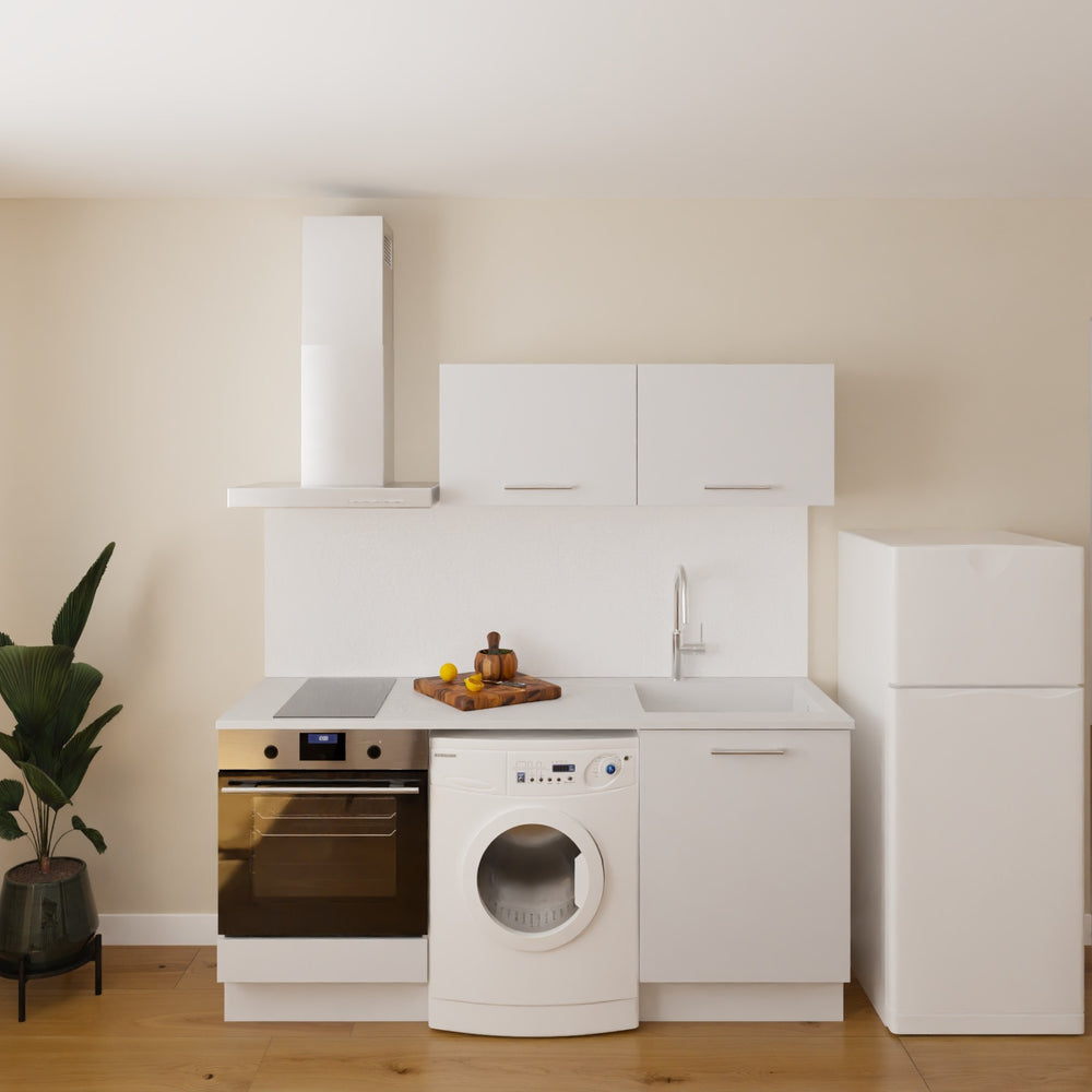 Pack cuisine 180cm emplacement four et zone électroménager série 2