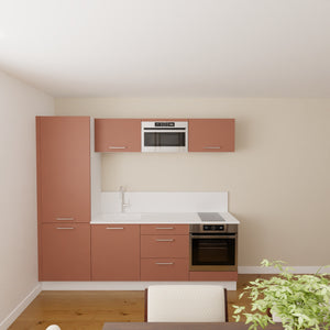 Pack cuisine 240cm avec colonne frigo série 2