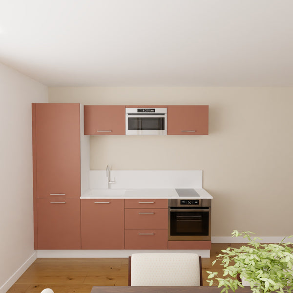 Pack cuisine 240cm avec colonne frigo série 2