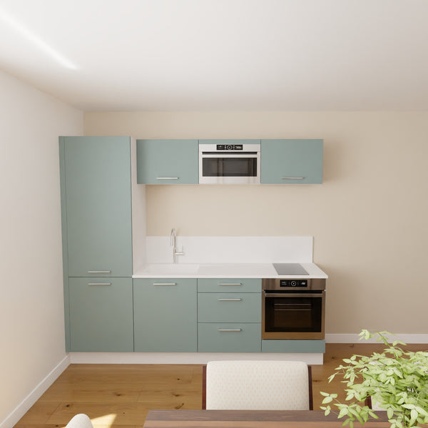 Pack cuisine 240cm avec colonne frigo série 1