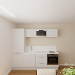 Pack cuisine 240cm avec colonne frigo série 2