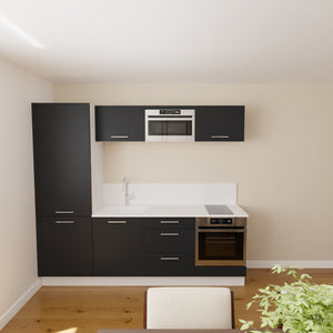 Pack cuisine 240cm avec colonne frigo série 1