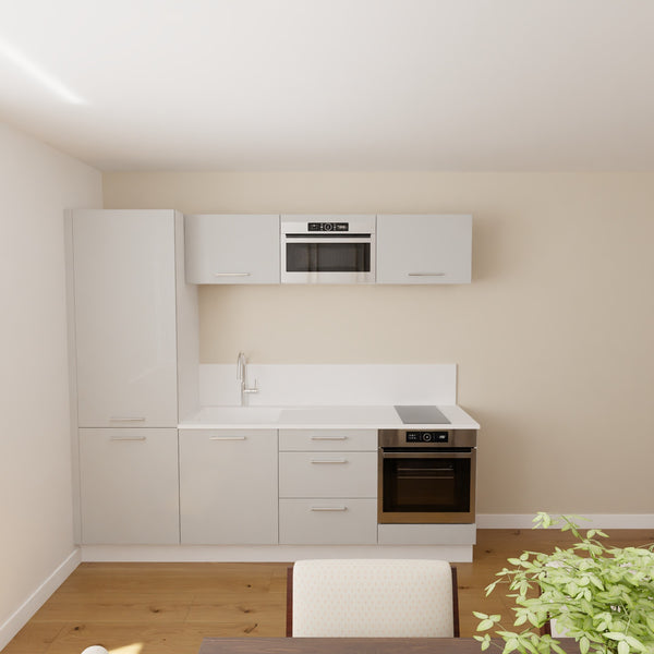 Pack cuisine 240cm avec colonne frigo série 2