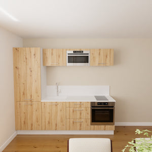 Pack cuisine 240cm avec colonne frigo série 2