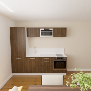 Pack cuisine 240cm avec colonne frigo série 1