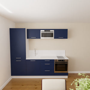 Pack cuisine 240cm avec colonne frigo série 1