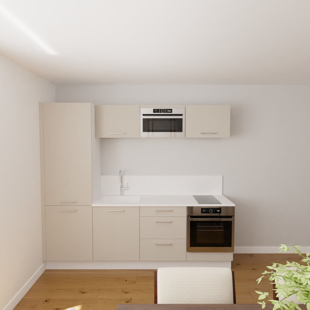 Pack cuisine 240cm avec colonne frigo série 1
