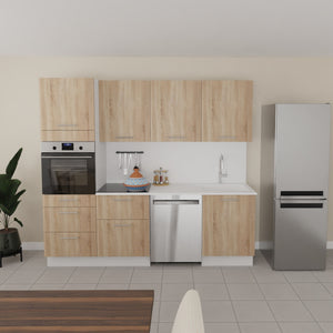 Pack cuisine 240cm avec colonne four série 1