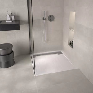 Receveur LUVIA GRIP 90x90 à encastrer ou à poser