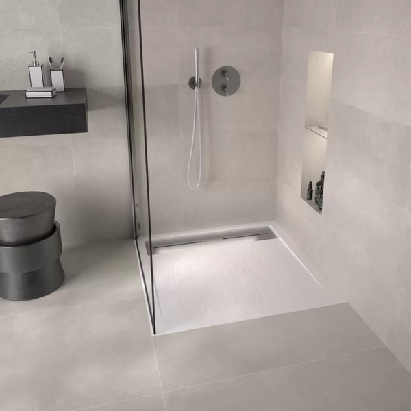 Receveur LUVIA GRIP 90x90 à encastrer ou à poser