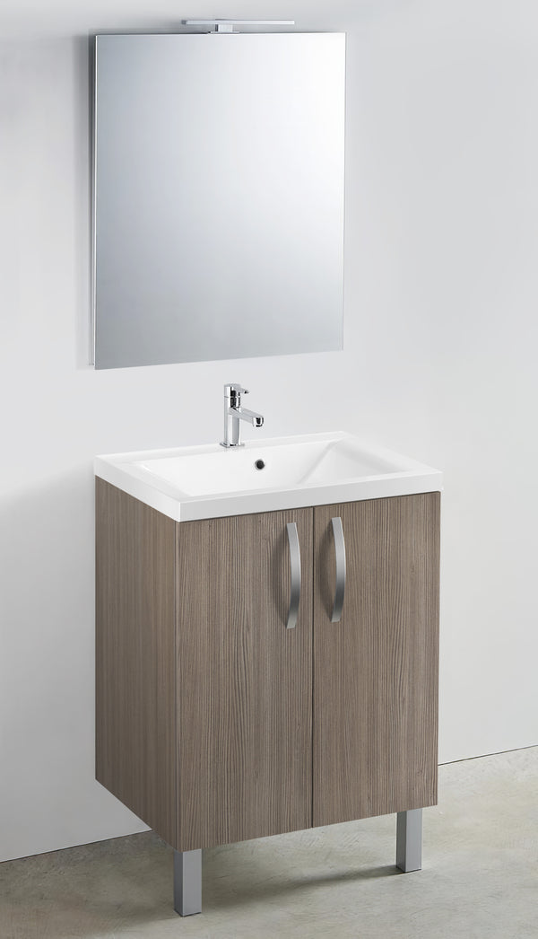 Concept plan vasque + meuble portes TOUCAN 60 cm