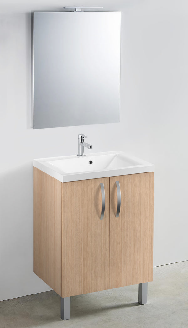 Concept plan vasque + meuble portes TOUCAN 60 cm