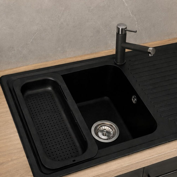 Égouttoir extensible noir
