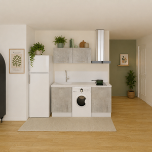 Pack cuisine 180cm emplacement électroménager série 2