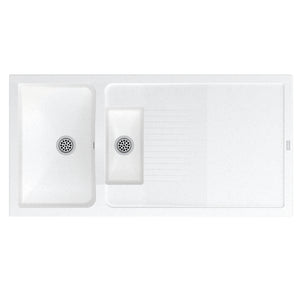 Évier à poser GIGA 120 1,5 cuve 120x60 cm – Minéral – CAREA®