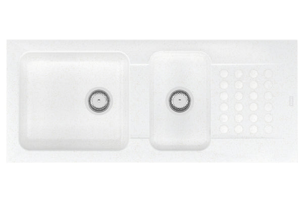 Évier à encastrer DUO 2 bacs
