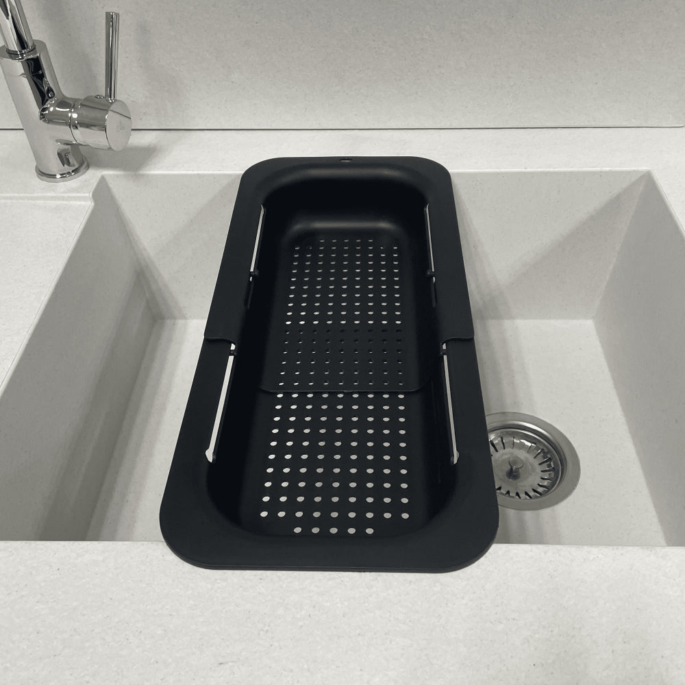 Égouttoir extensible noir