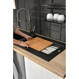 Évier à encastrer multifonction KATLA 2 bacs