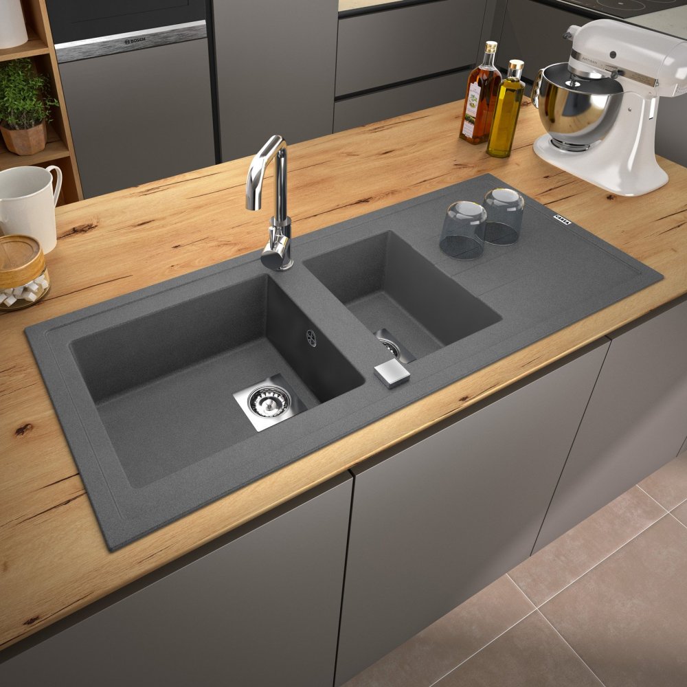 Évier Granit ARCOS 2 bacs