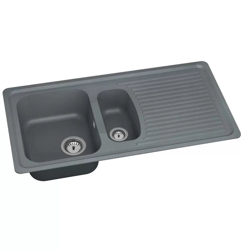 Évier à encastrer VÉNUS 1,5 cuve Gris