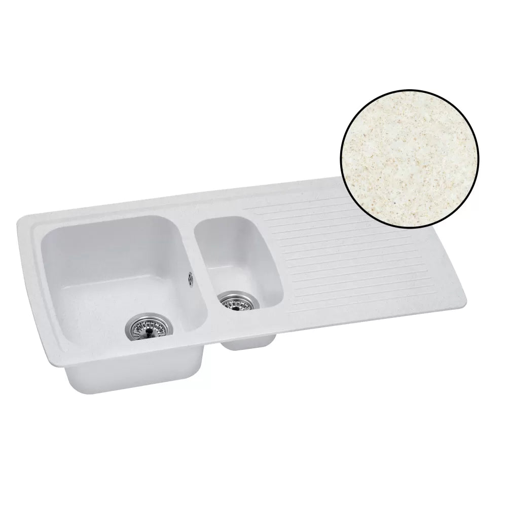 Évier à encastrer VÉNUS 1,5 cuve Sable