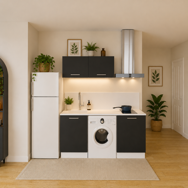 Pack cuisine 180cm emplacement électroménager série 2