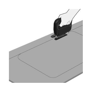 Option découpe plaque pour éviers & concepts Giga