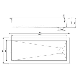 Évier à encastrer DRAKKAR 1 grand bac